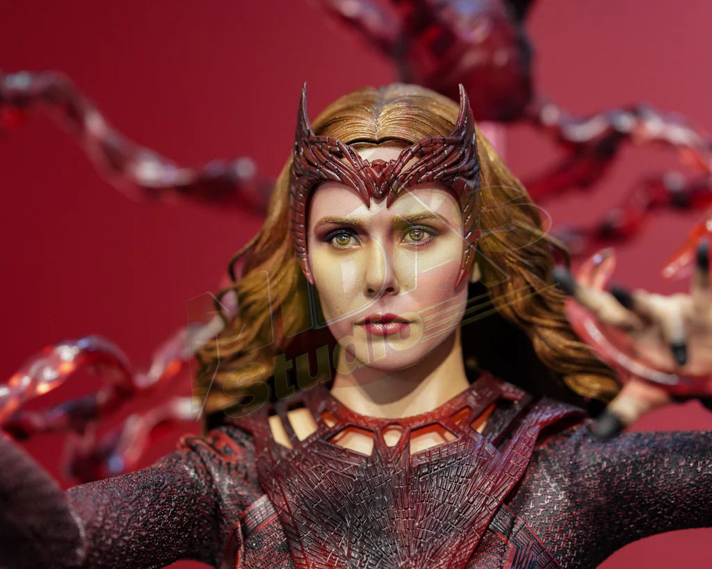 Brand New🔥 Hot Toys 1/6 Scale Doctor Strange in the Multiverse of Madness - The Scarlet Witch Collectible Figure (Deluxe Version, MMS653)