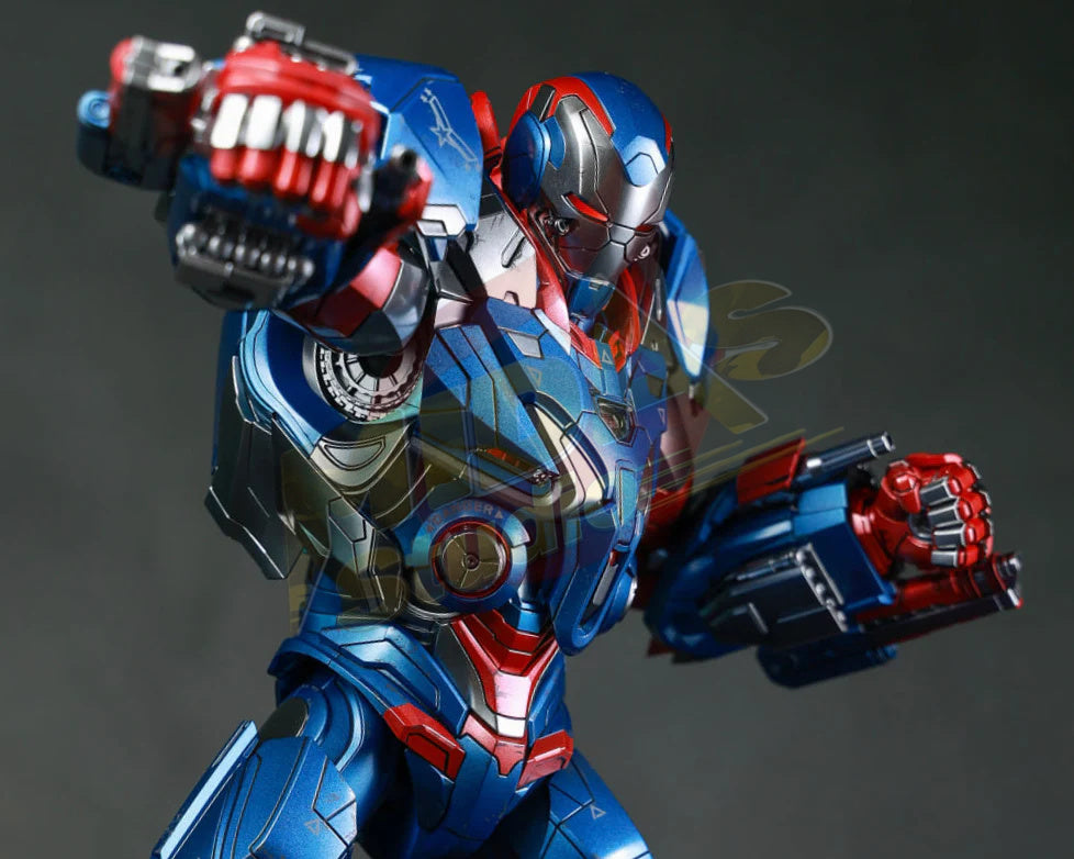 Brand New🔥 Hot Toys MMS547D34 Avengers Endgame Iron Patriot 1/6 Scale Collectible Figure Set