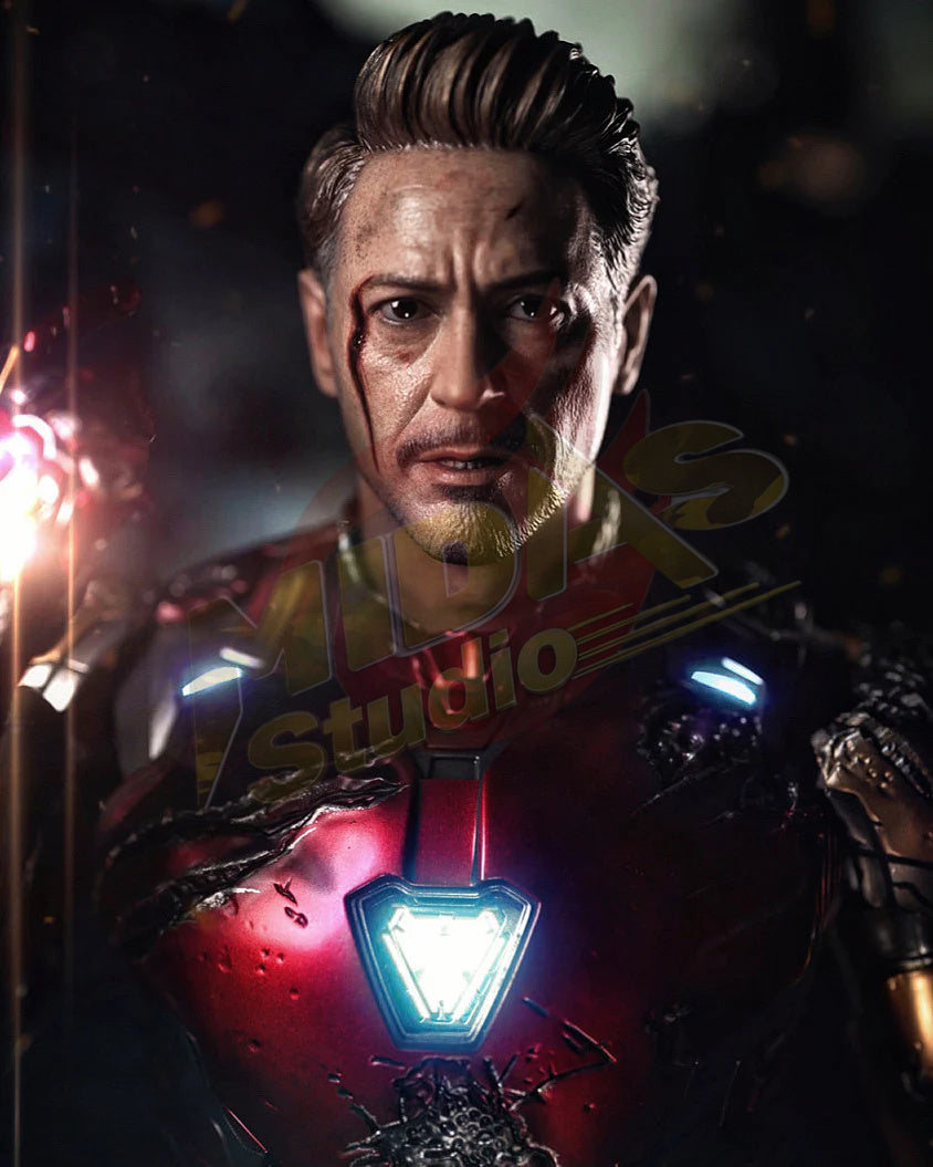 Brand New🔥 Hot Toys 1/6 Scale Avengers: Endgame Iron Man Mark LXXXV (Battle Damaged Version, Exclusive Edition) Collectible Figure (MMS543D33)