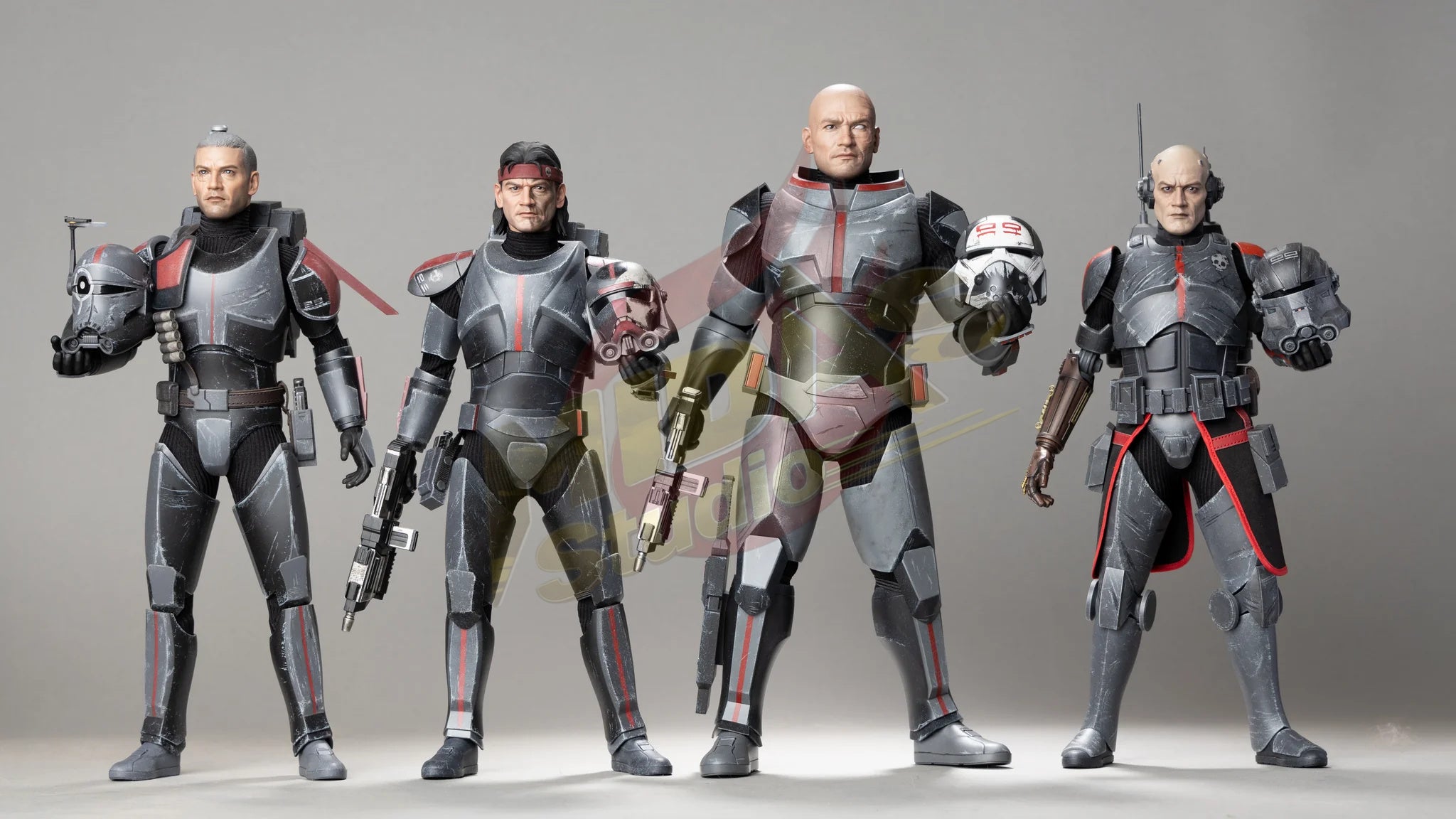 Brand New🔥 Hot Toys 1/6 Scale Star Wars: The Bad Batch Wrecker Collectible Figure (TMS099)