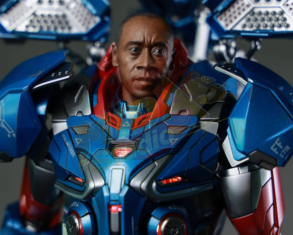 Brand New🔥 Hot Toys MMS547D34 Avengers Endgame Iron Patriot 1/6 Scale Collectible Figure Set