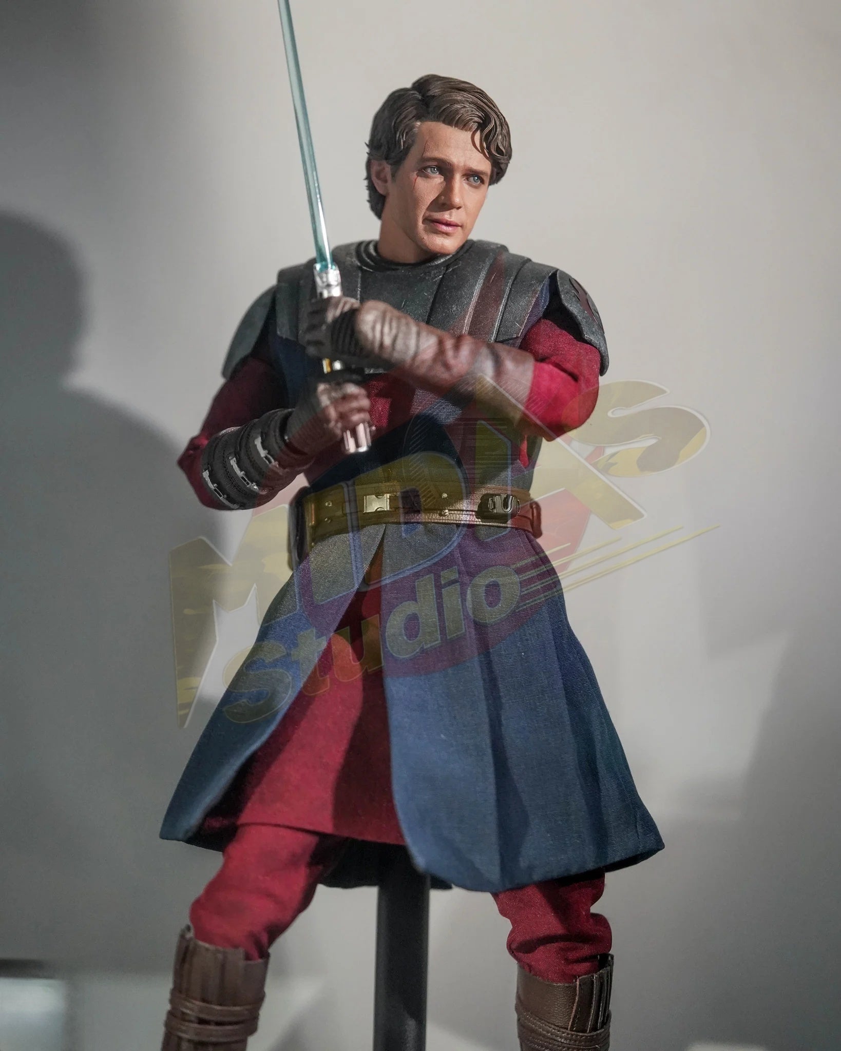 Brand New🔥 Hot Toys TMS129 Star Wars Ahsoka Anakin Skywalker Clone Wars 1/6 Scale Collectible Figure Set