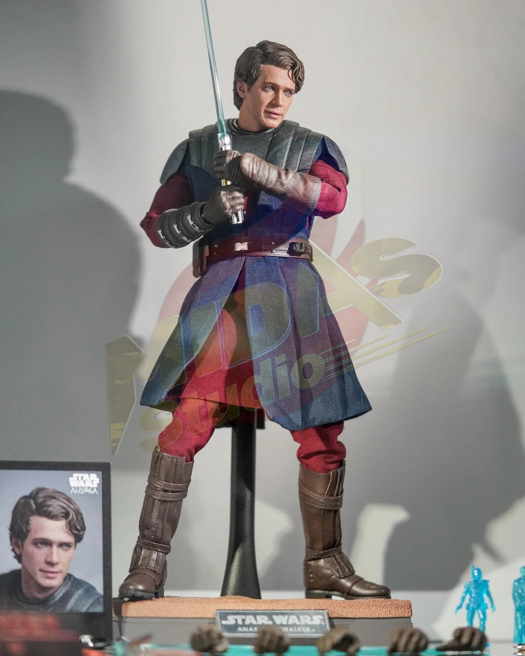 Brand New🔥 Hot Toys TMS129 Star Wars Ahsoka Anakin Skywalker Clone Wars 1/6 Scale Collectible Figure Set
