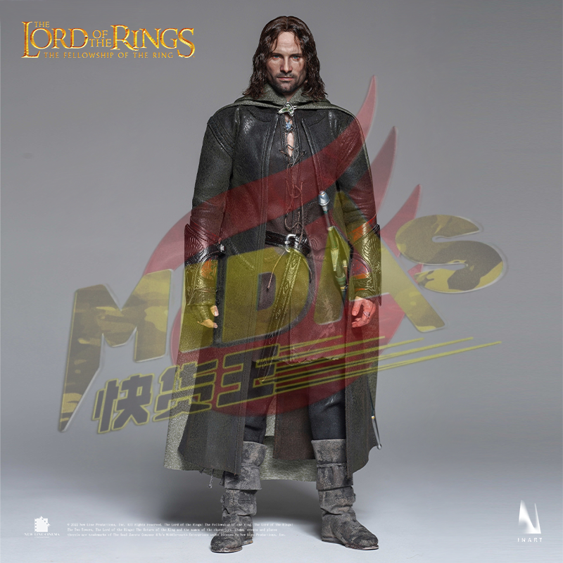 READY🔥 INART The Lord Of The Rings The Fellowship Of The Ring Aragorn 1/6th Scale Collectible Figure Premium Edition (Rooted Hair)