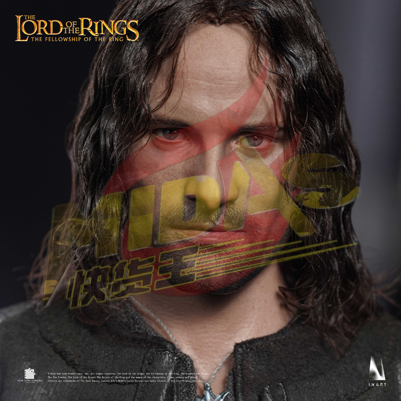 READY🔥 INART The Lord Of The Rings The Fellowship Of The Ring Aragorn 1/6th Scale Collectible Figure Premium Edition (Rooted Hair)