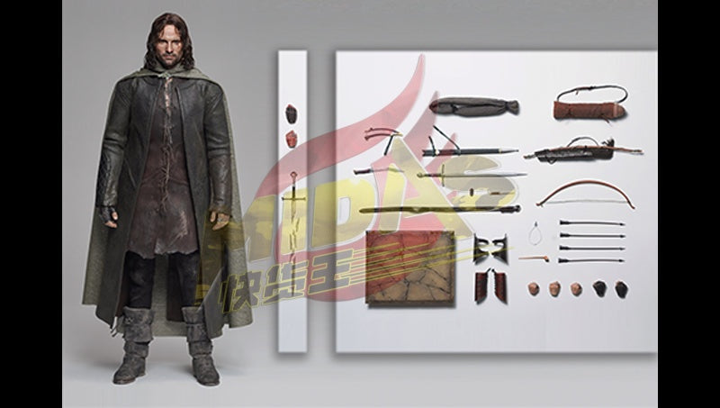 READY🔥 INART The Lord Of The Rings The Fellowship Of The Ring Aragorn 1/6th Scale Collectible Figure Premium Edition (Rooted Hair)