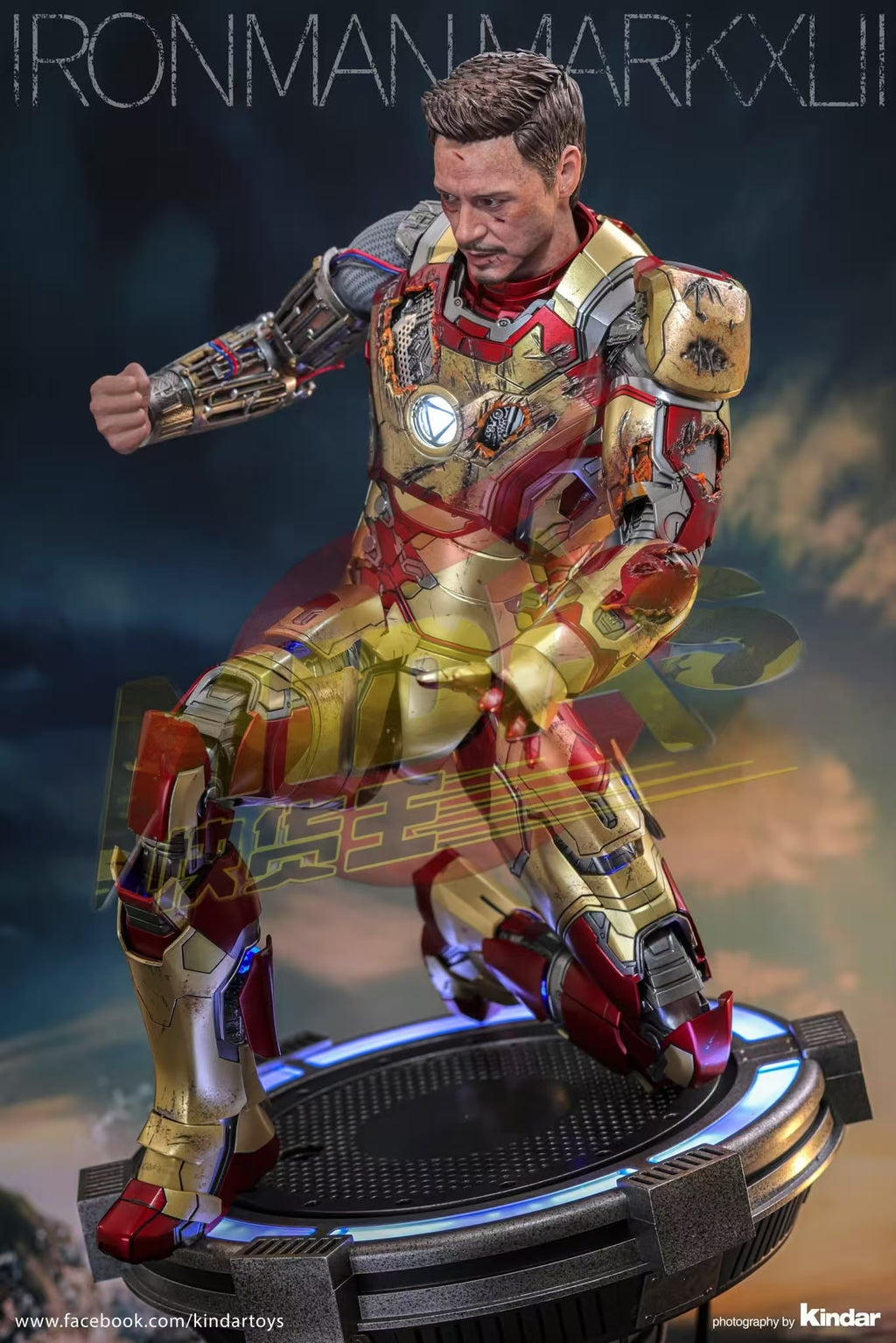 READY🔥Hot Toys MMS759D66B Marvel Ironman 3 Ironman Mark 42 (2.0) 1/6 Scale Collectible Figure (Deluxe Version) Special Edition