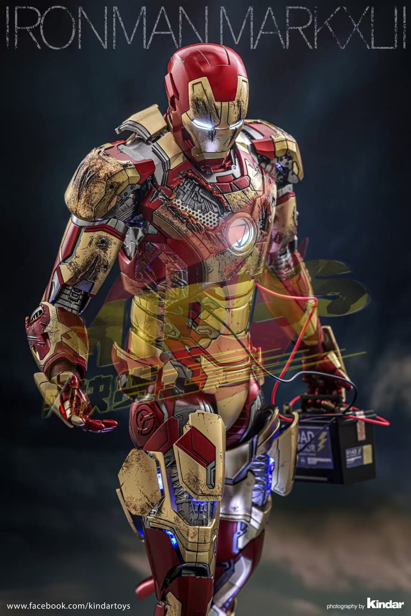 READY🔥Hot Toys MMS759D66B Marvel Ironman 3 Ironman Mark 42 (2.0) 1/6 Scale Collectible Figure (Deluxe Version) Special Edition