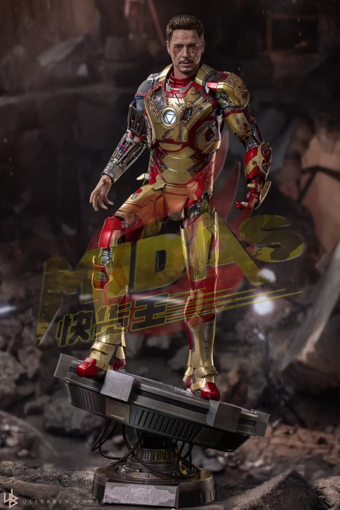 READY🔥Hot Toys MMS759D66B Marvel Ironman 3 Ironman Mark 42 (2.0) 1/6 Scale Collectible Figure (Deluxe Version) Special Edition