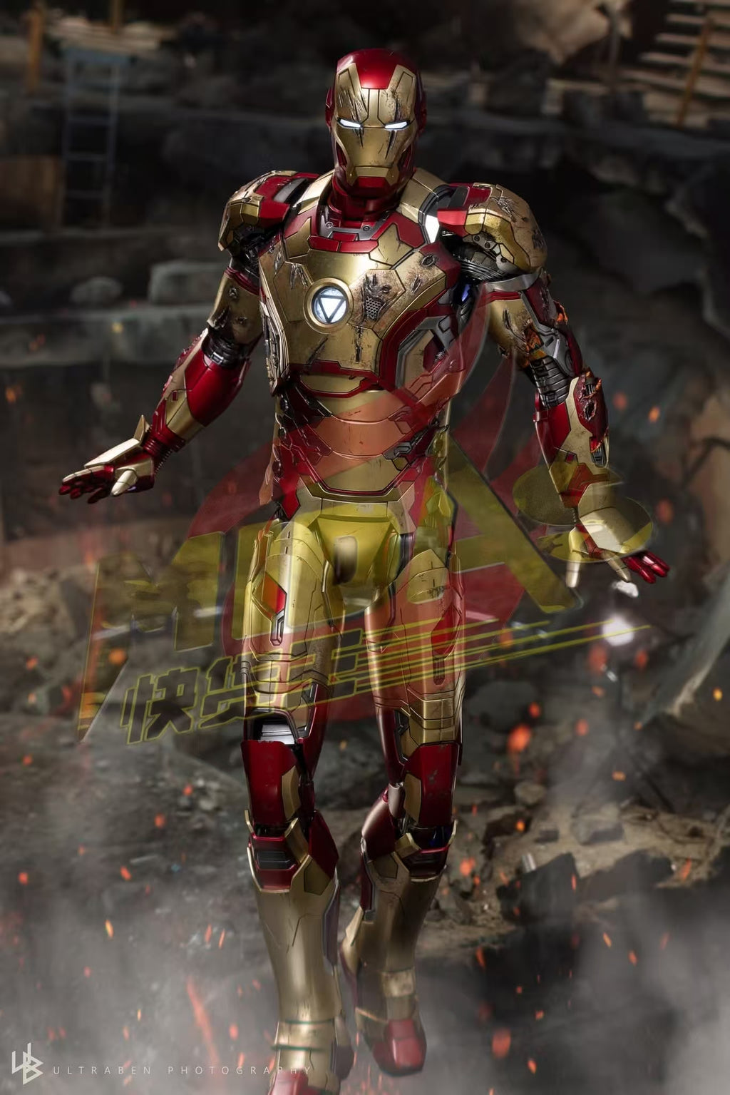 READY🔥Hot Toys MMS759D66B Marvel Ironman 3 Ironman Mark 42 (2.0) 1/6 Scale Collectible Figure (Deluxe Version) Special Edition