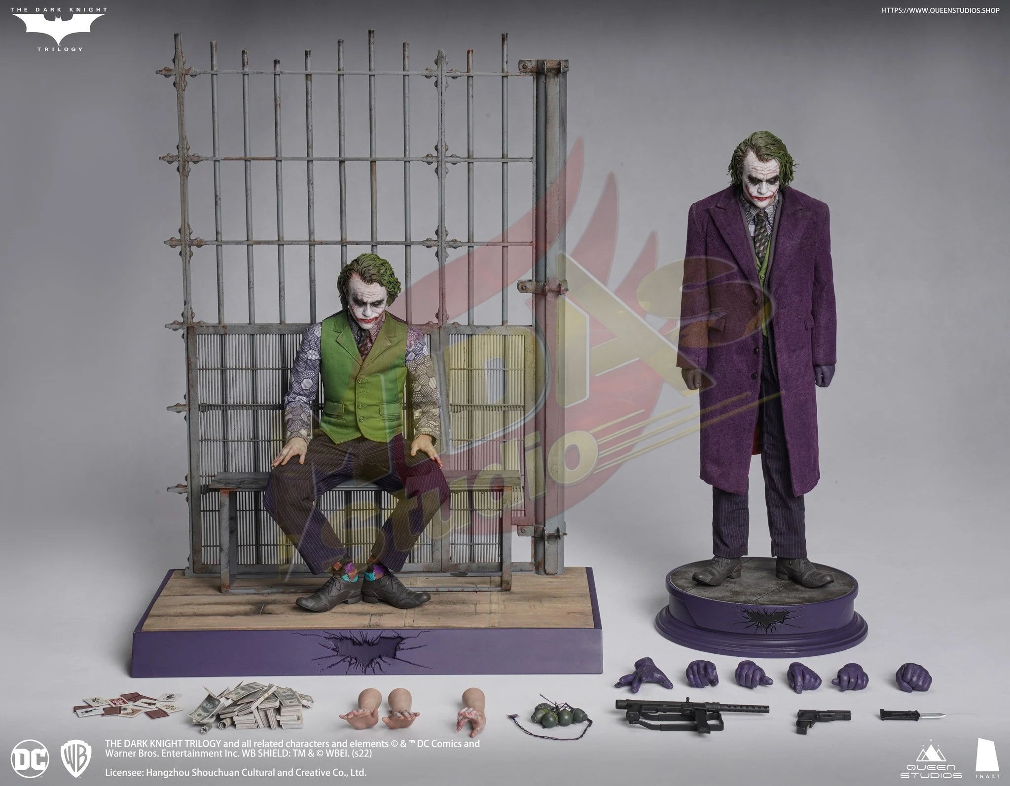 Brand New🔥INART 1/6 Scale The Dark Knight Heath Ledger Joker (Deluxe Version) IA001D