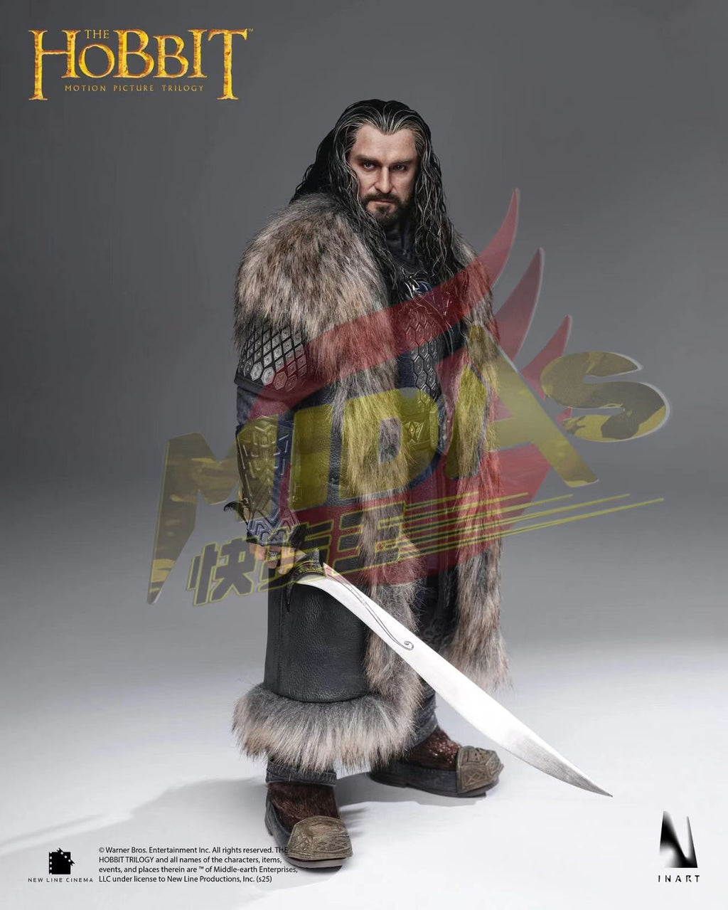 🔥INART A018 The Hobbit: An Unexpected Journey Thorin Oakenshield 1/6 Collectible Figure