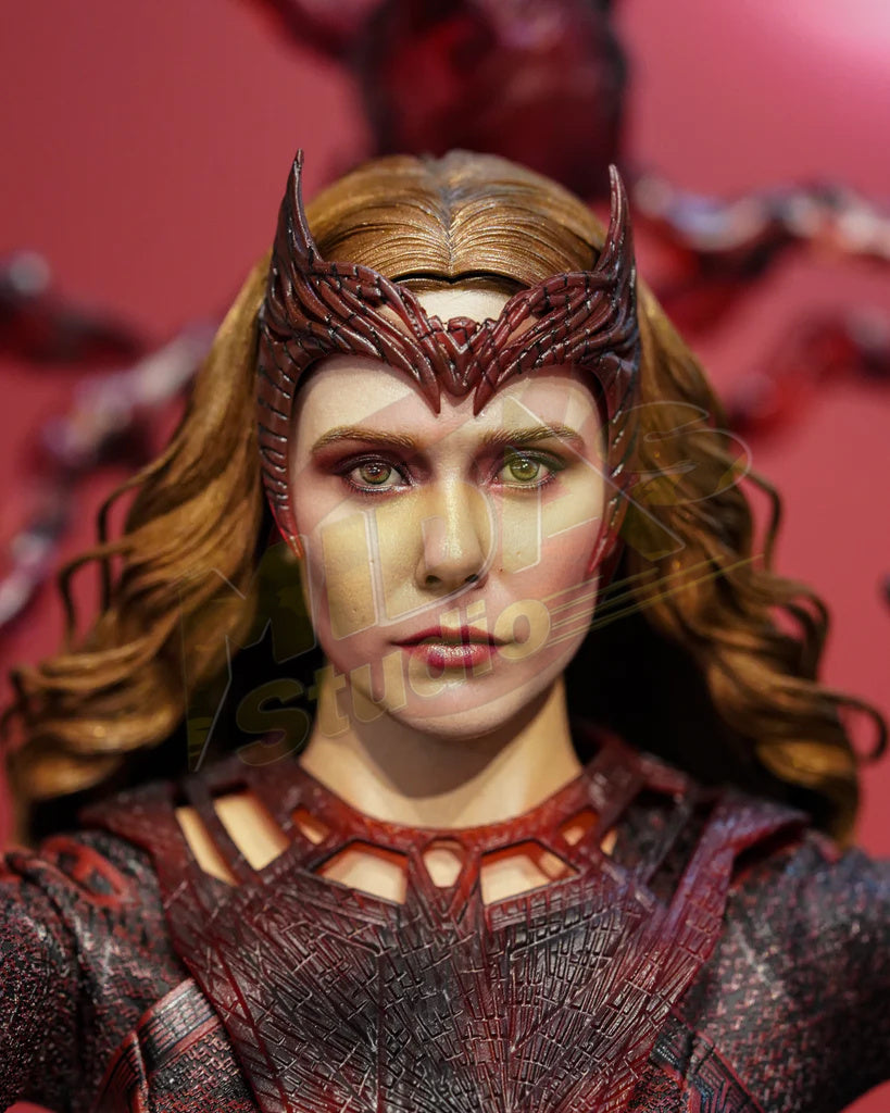 Brand New🔥 Hot Toys 1/6 Scale Doctor Strange in the Multiverse of Madness - The Scarlet Witch Collectible Figure (Deluxe Version, MMS653)