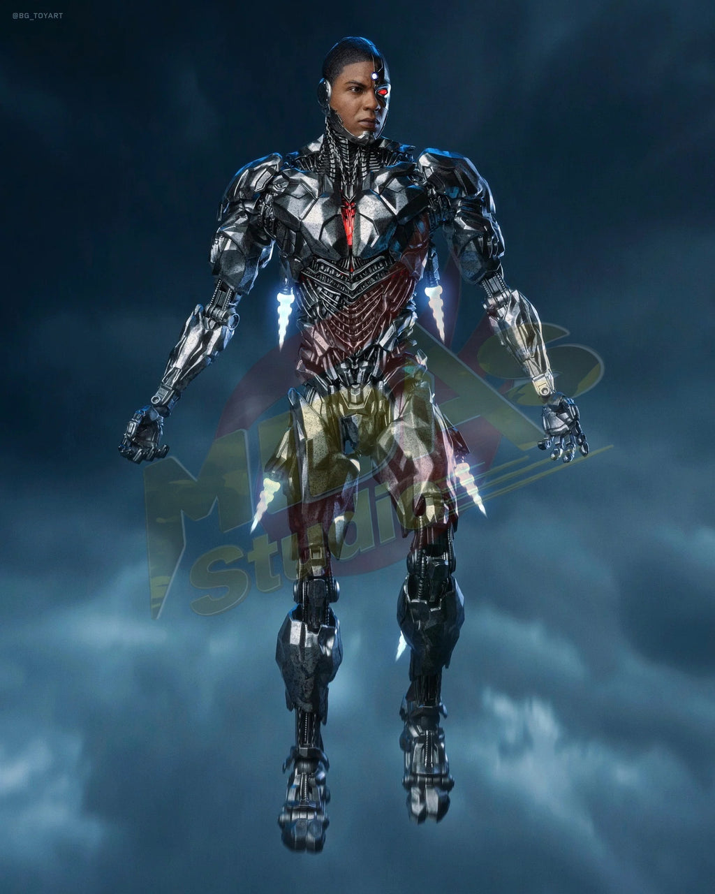 Brand New🔥 Hot Toys 1/6 Scale Zack Snyder's Justice League - Cyborg Collectible Figure (Special Edition, TMS057)