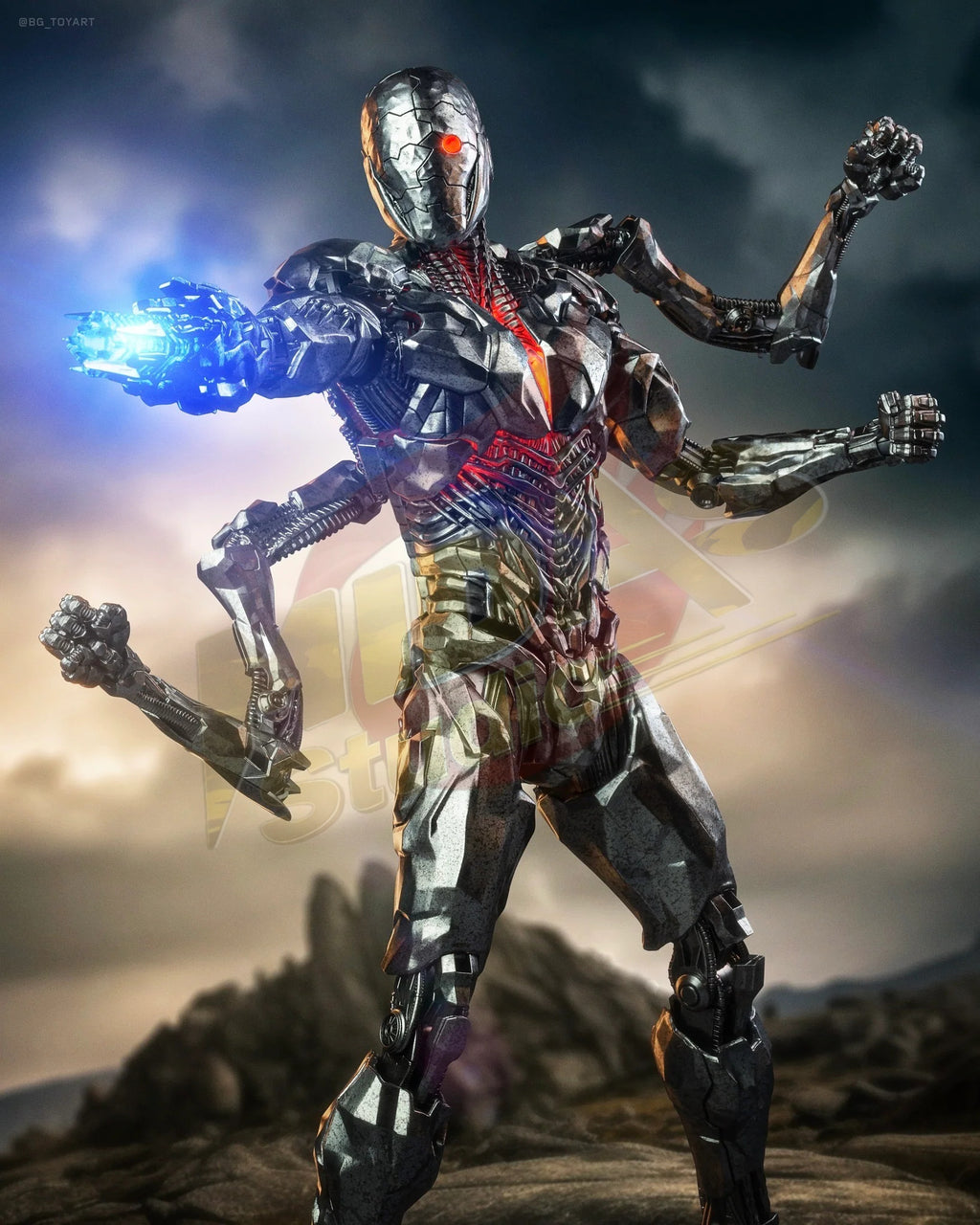 Brand New🔥 Hot Toys 1/6 Scale Zack Snyder's Justice League - Cyborg Collectible Figure (Special Edition, TMS057)