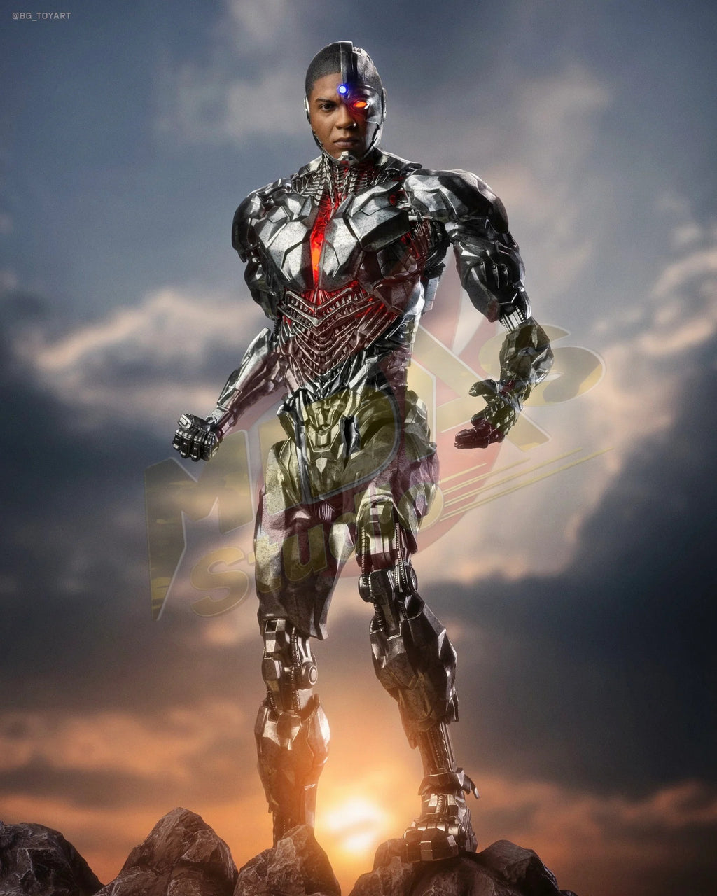 Brand New🔥 Hot Toys 1/6 Scale Zack Snyder's Justice League - Cyborg Collectible Figure (Special Edition, TMS057)