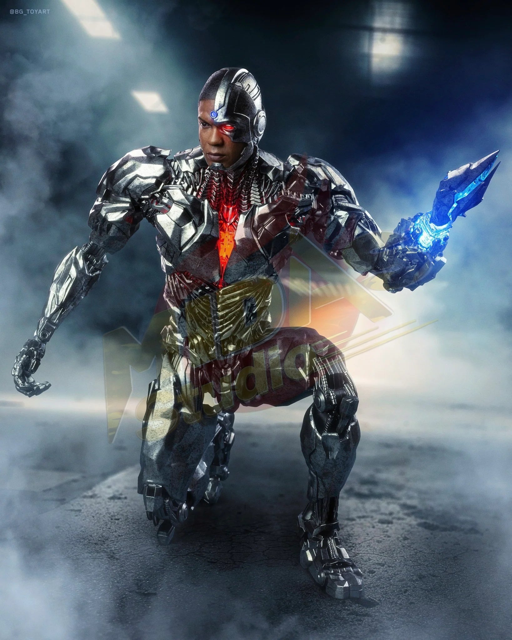 Brand New🔥 Hot Toys 1/6 Scale Zack Snyder's Justice League - Cyborg Collectible Figure (Special Edition, TMS057)