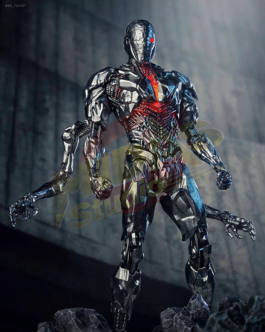 Brand New🔥 Hot Toys 1/6 Scale Zack Snyder's Justice League - Cyborg Collectible Figure (Special Edition, TMS057)