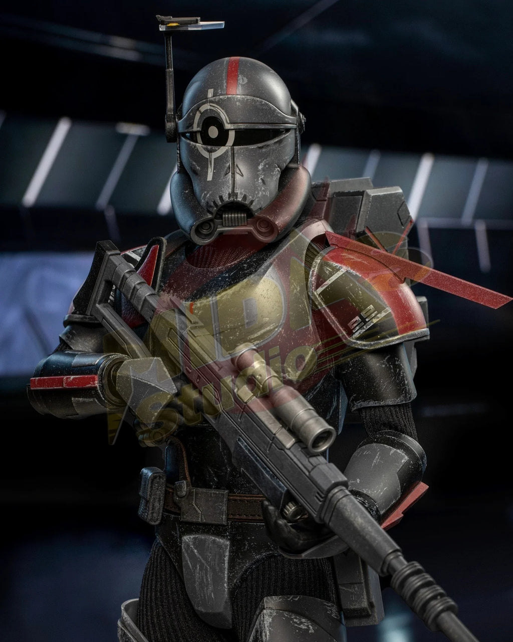 Brand New🔥 Hot Toys 1/6 Scale Star Wars: The Bad Batch Crosshair Collectible Figure (TMS087)