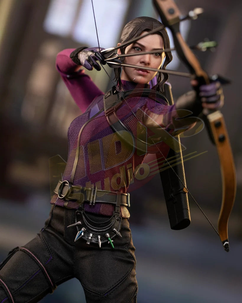 Brand New🔥 Hot Toys TMS074 Hawkeye Kate Bishop 1/6 Scale Collectible Figure Set
