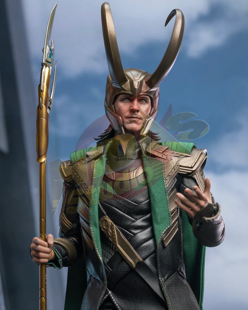 Brand New🔥 Hot Toys MMS579 Avengers Endgame Loki 1/6 Scale Collectible Figure Set