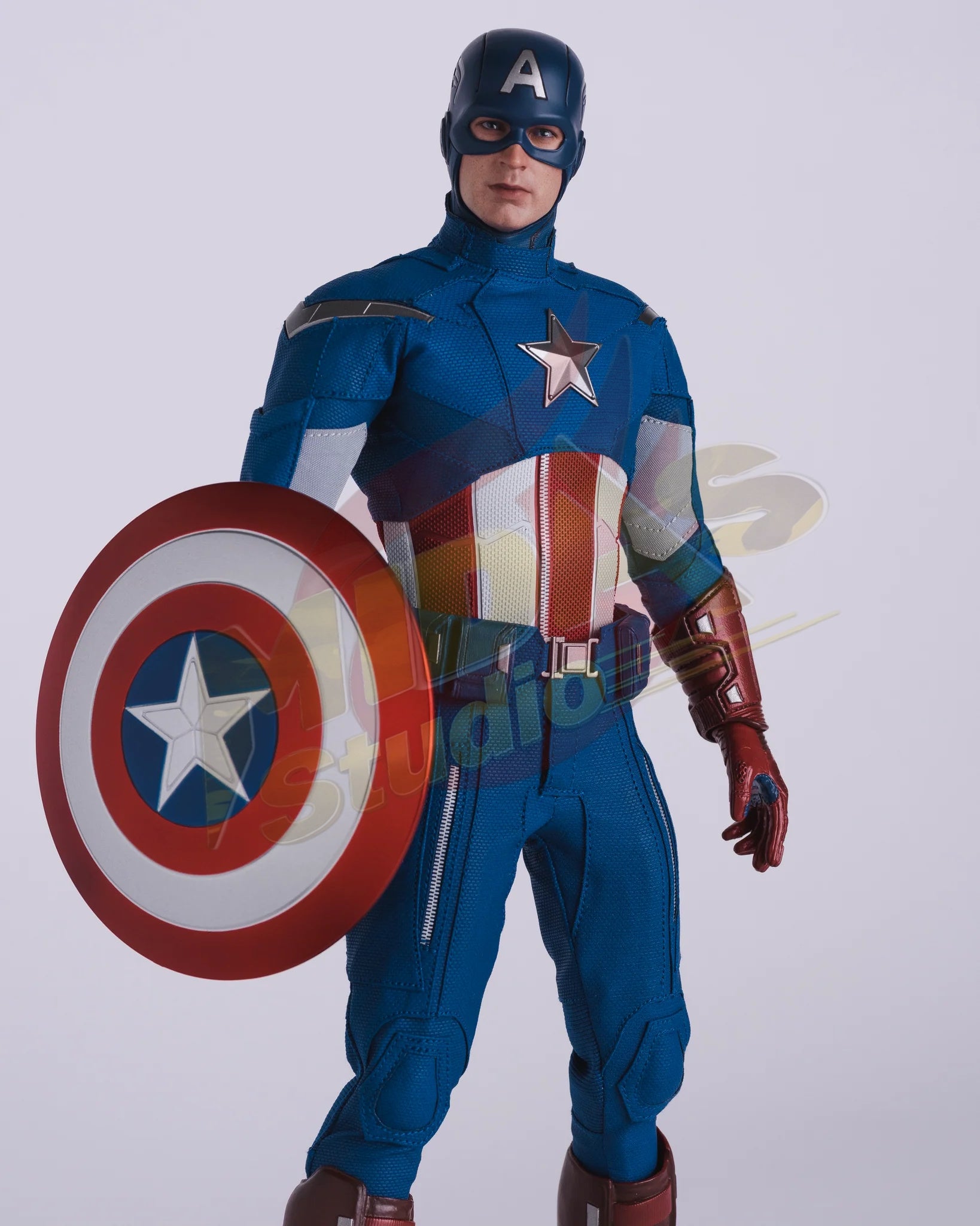 Brand New🔥 Hot Toys 1/6 Scale Avengers: Endgame - 2012 Captain America Collectible Figure (MMS563)