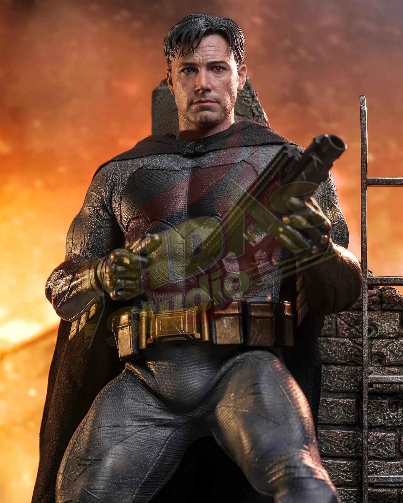 Brand New🔥 Hot Toys 1/6 Scale Batman v Superman: Dawn of Justice Batman (2.0) Collectible Figure (Deluxe Version, MMS732)