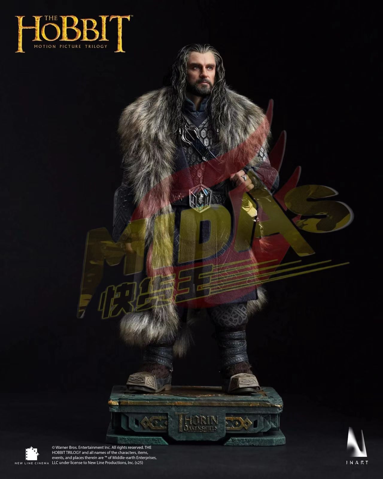 🔥INART A018 The Hobbit: An Unexpected Journey Thorin Oakenshield 1/6 Collectible Figure