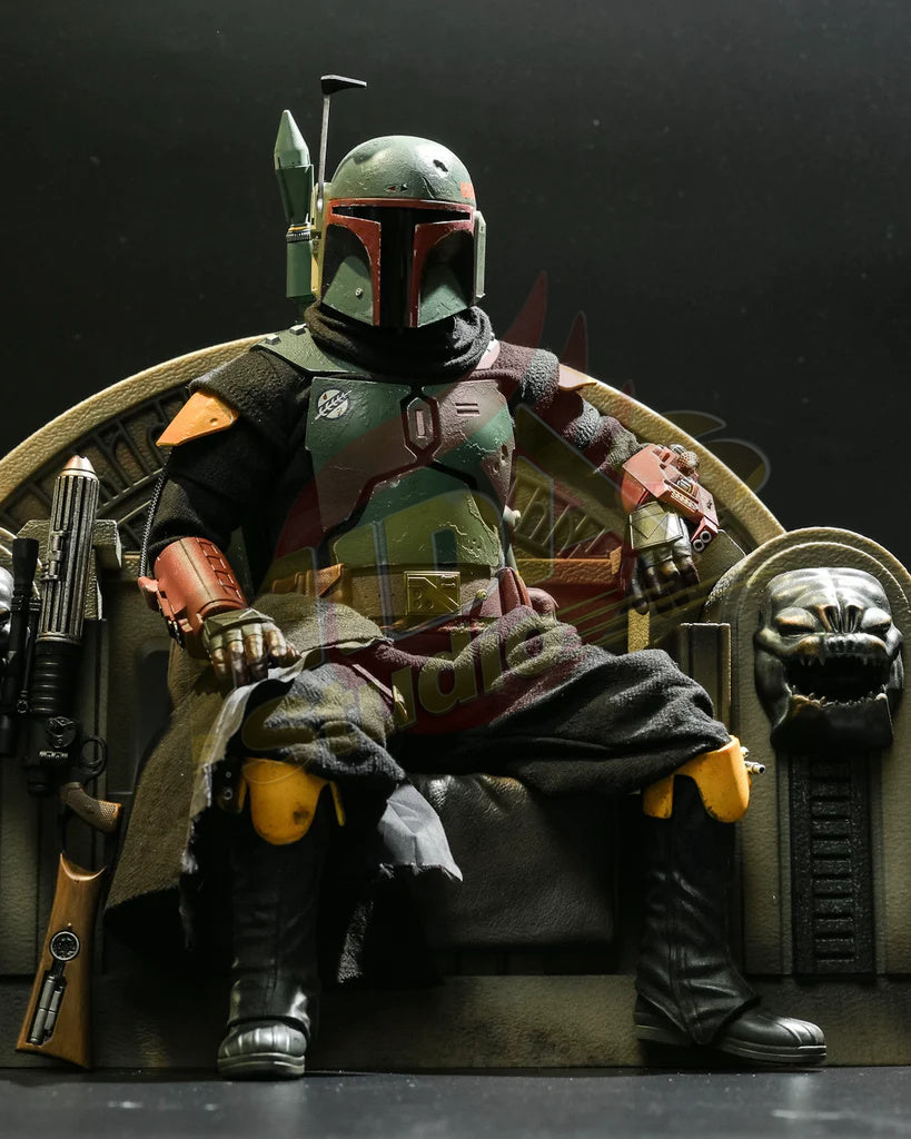 Brand New🔥 Hot Toys 1/6 Scale Star Wars: The Mandalorian Boba Fett (Repaint Armor and Throne) Collectible Figure (Special Edition, TMS056B)