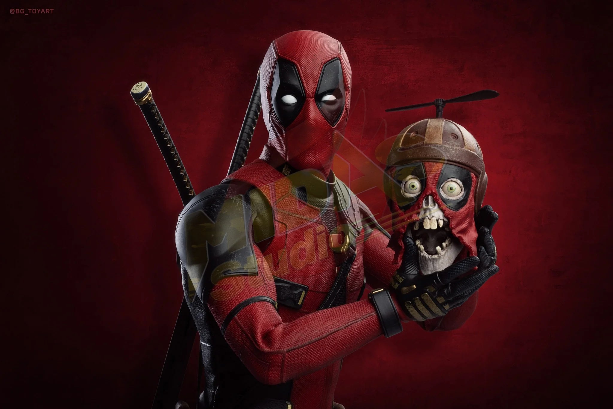 Brand New🔥Hot Toys 1/6 Scale Marvel Deadpool and Wolverine Deadpool (MMS746B, Exclusive Special Edition) Collectible Figure