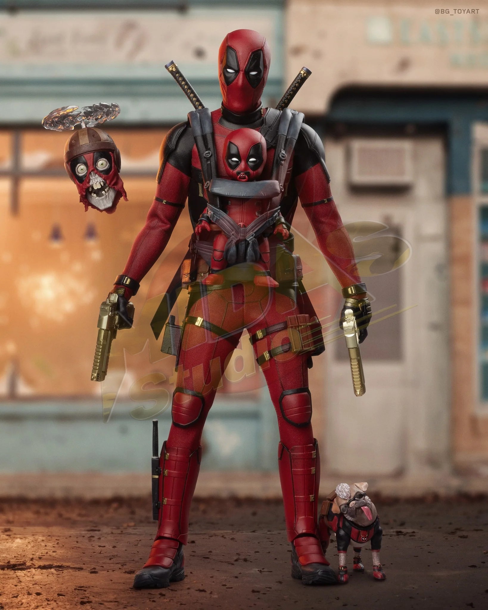 Brand New🔥Hot Toys 1/6 Scale Marvel Deadpool and Wolverine Deadpool (MMS746B, Exclusive Special Edition) Collectible Figure