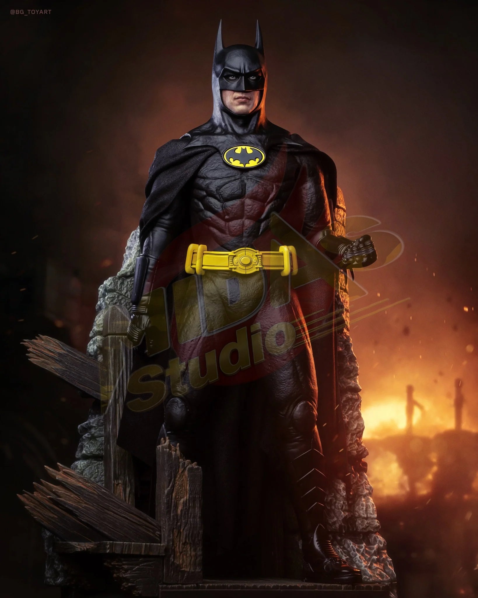 Brand New🔥 Hot Toys 1/6 Scale Batman (1989) Collectible Figure (Deluxe Version, MMS693)