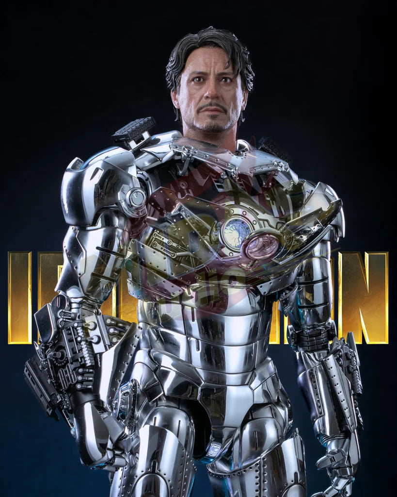 Brand New🔥 Hot Toys 1/6 Scale Iron Man Iron Man Mark 2 Collectible Figure (MMS733D59)