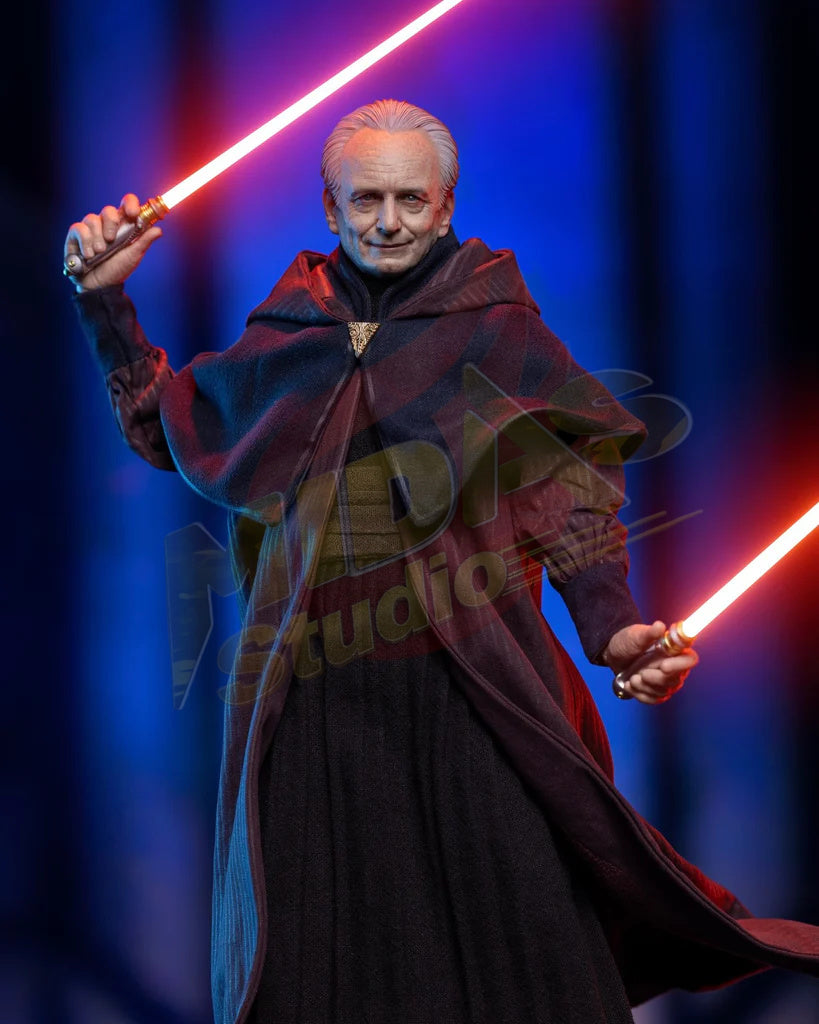Brand New🔥 Hot Toys 1/6 Scale Star Wars: The Clone Wars – Darth Sidious Collectible Figure (TMS102)