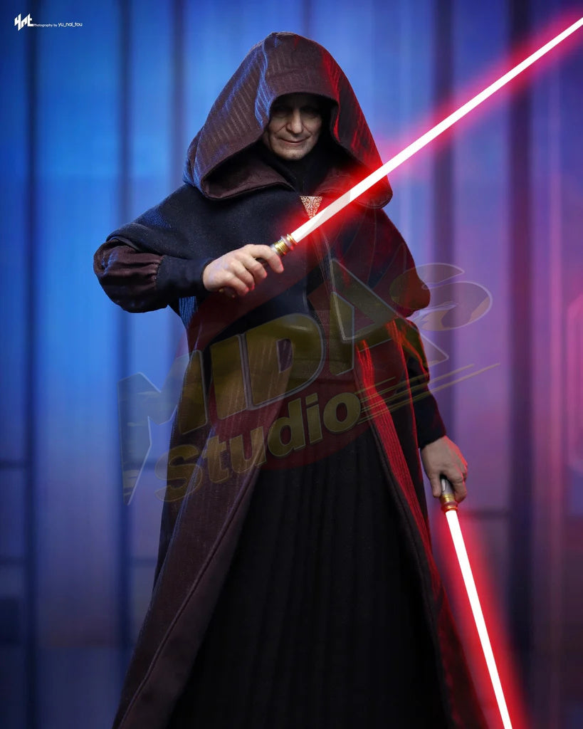 Brand New🔥 Hot Toys 1/6 Scale Star Wars: The Clone Wars – Darth Sidious Collectible Figure (TMS102)