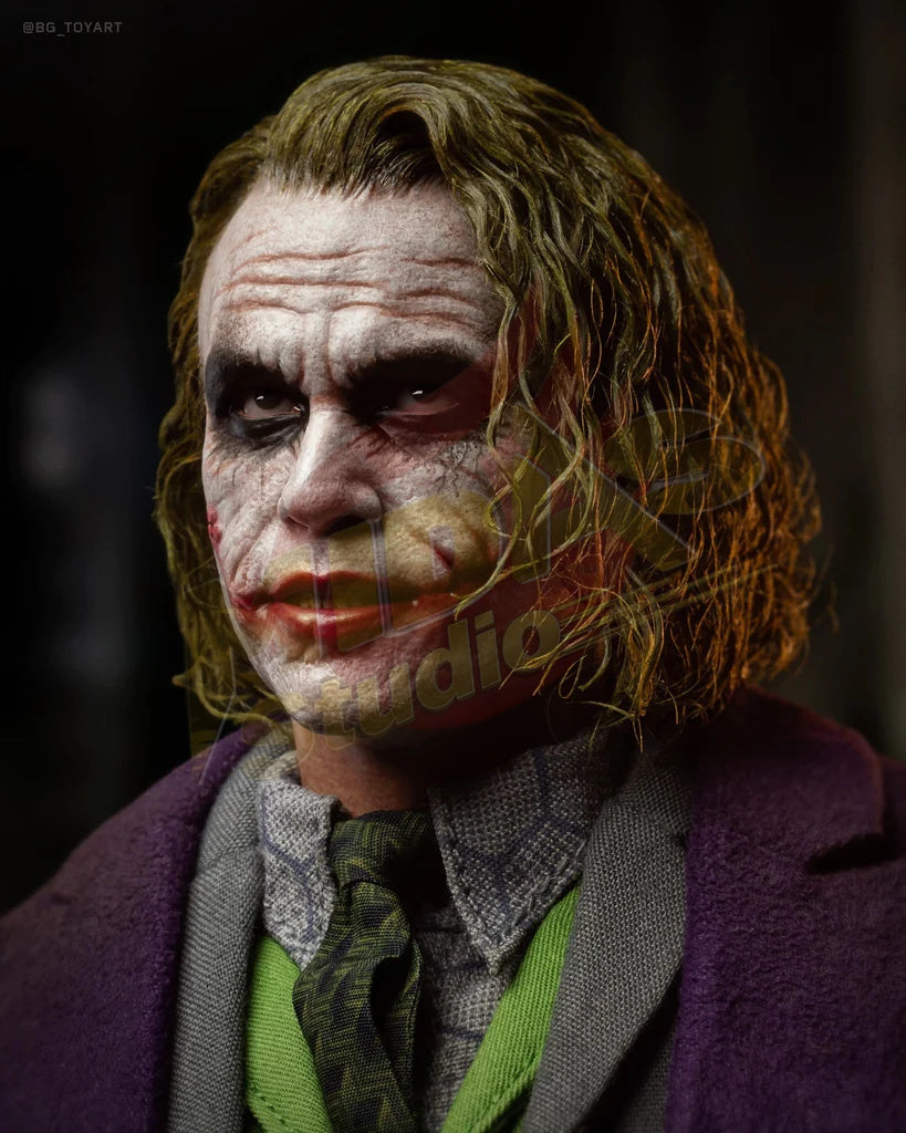 Brand New🔥 Hot Toys 1/6 Scale The Dark Knight Trilogy The Joker Collectible Figure (Rooted Hair, Artisan Edition, DX33AE)