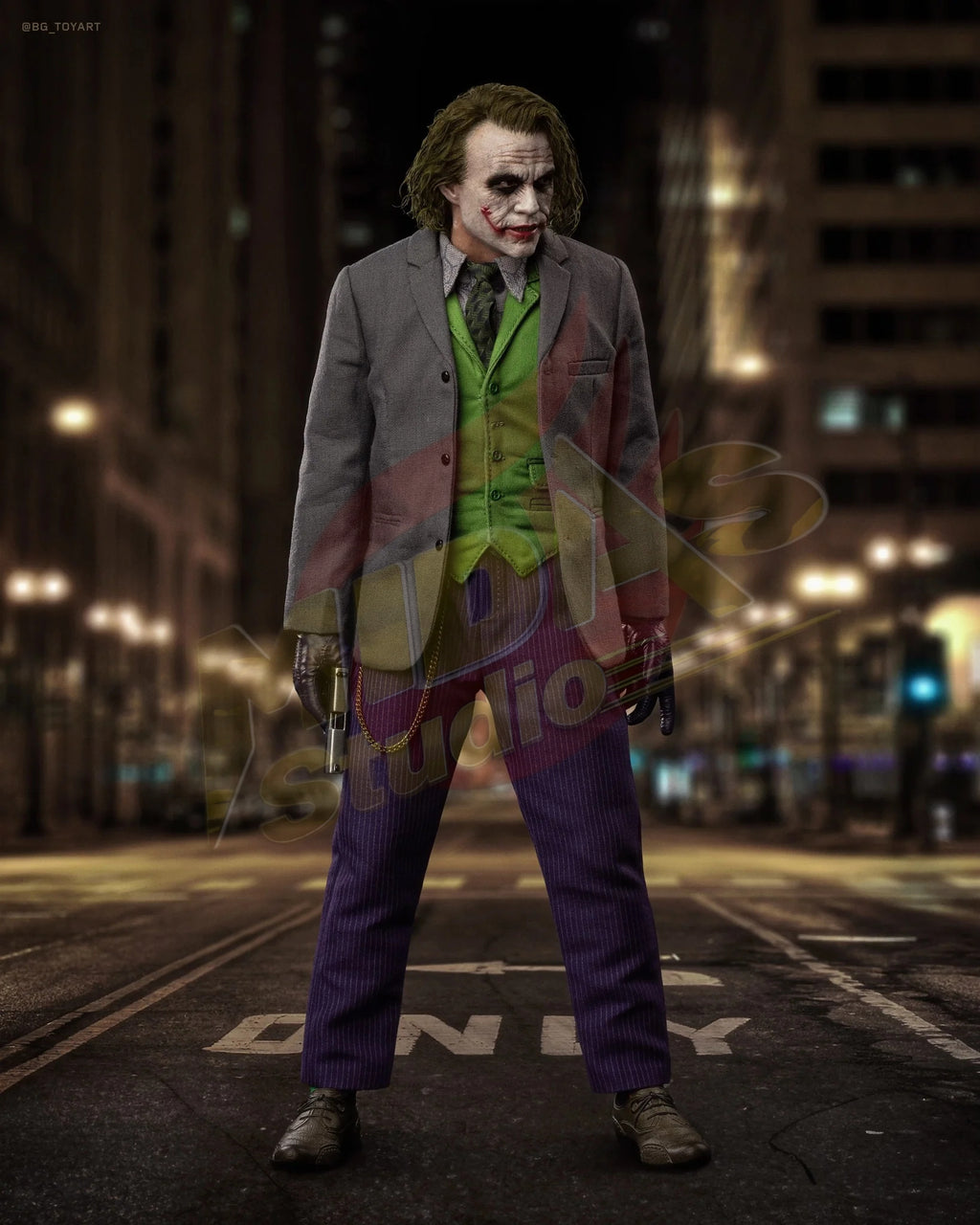 Brand New🔥 Hot Toys 1/6 Scale The Dark Knight Trilogy The Joker Collectible Figure (Rooted Hair, Artisan Edition, DX33AE)