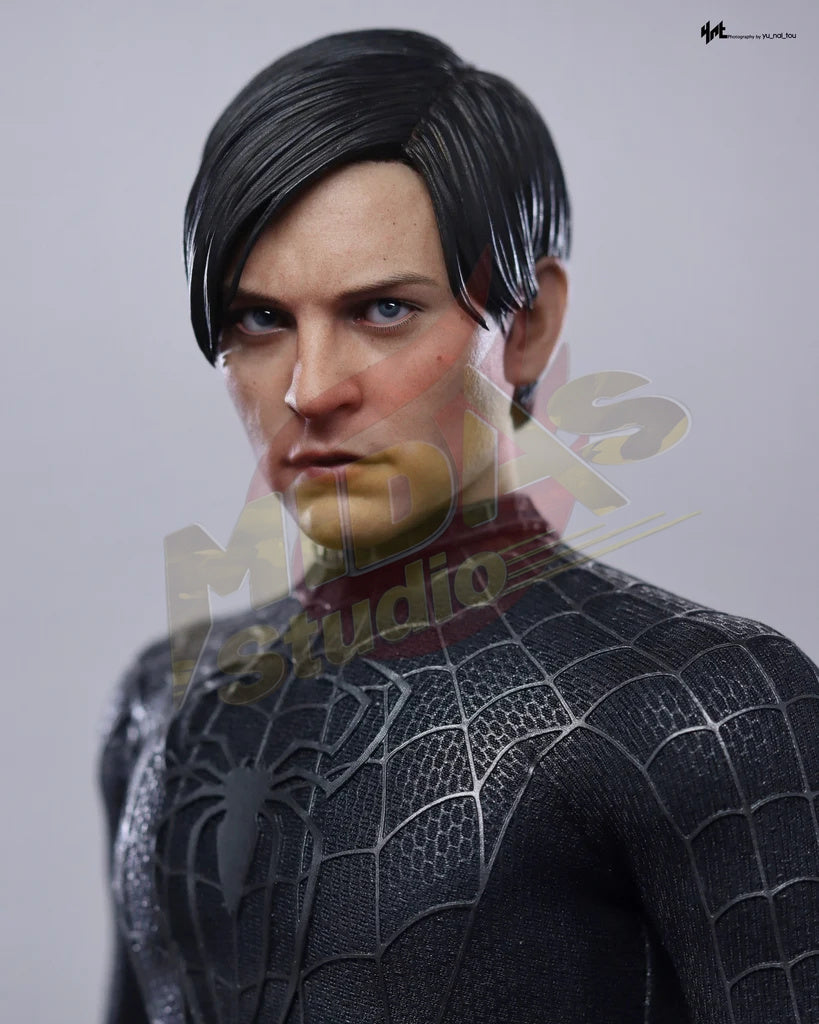 Brand New🔥 Hot Toys 1/6 Scale Spider-Man 3 Spider-Man (Black Suit) Collectible Figure (Deluxe Version, Special Edition, MMS728B)