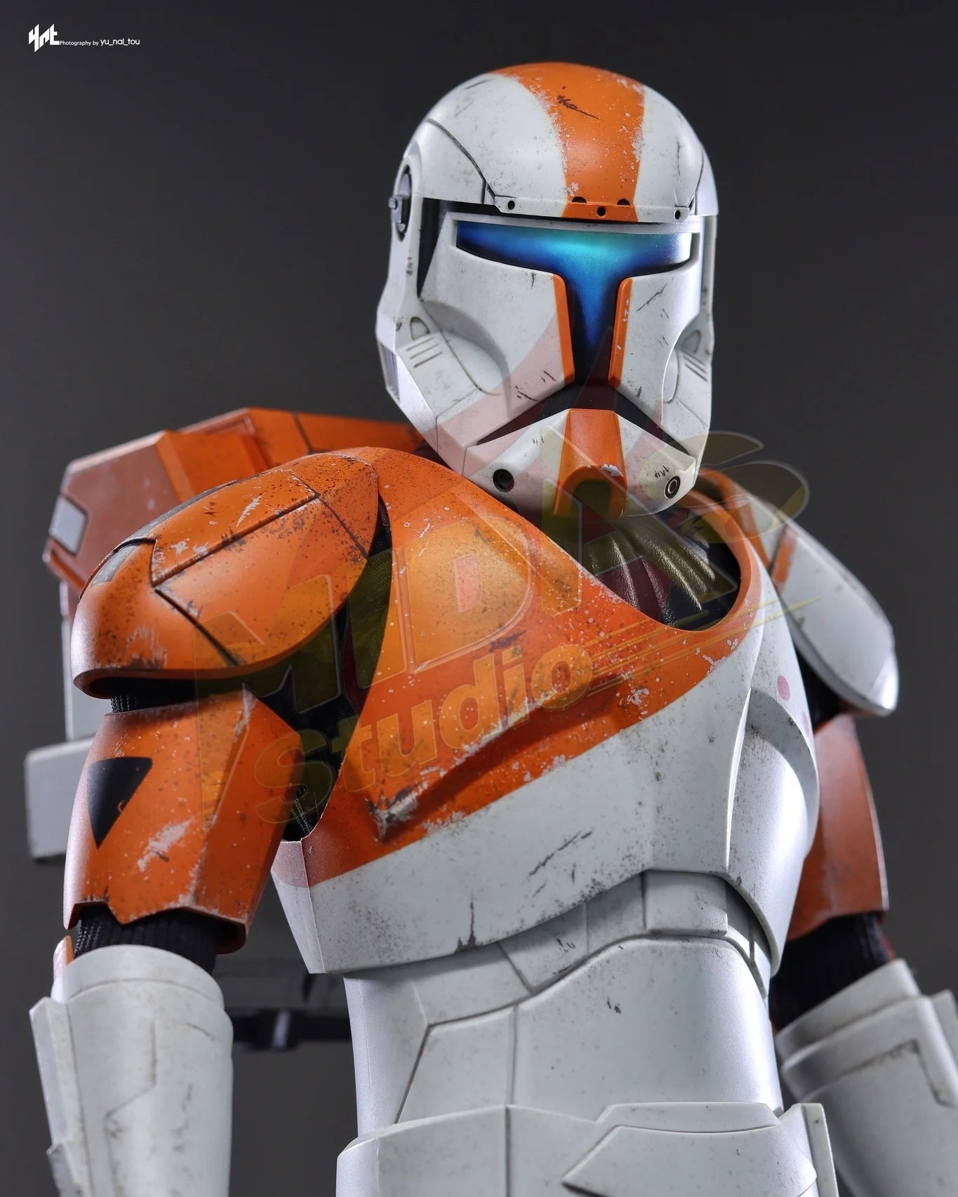 Brand New🔥 Hot Toys 1/6 Scale Star Wars: The Clone Wars Clone Commando Boss Collectible Figure (Hot Toys Exclusive, TMS151)