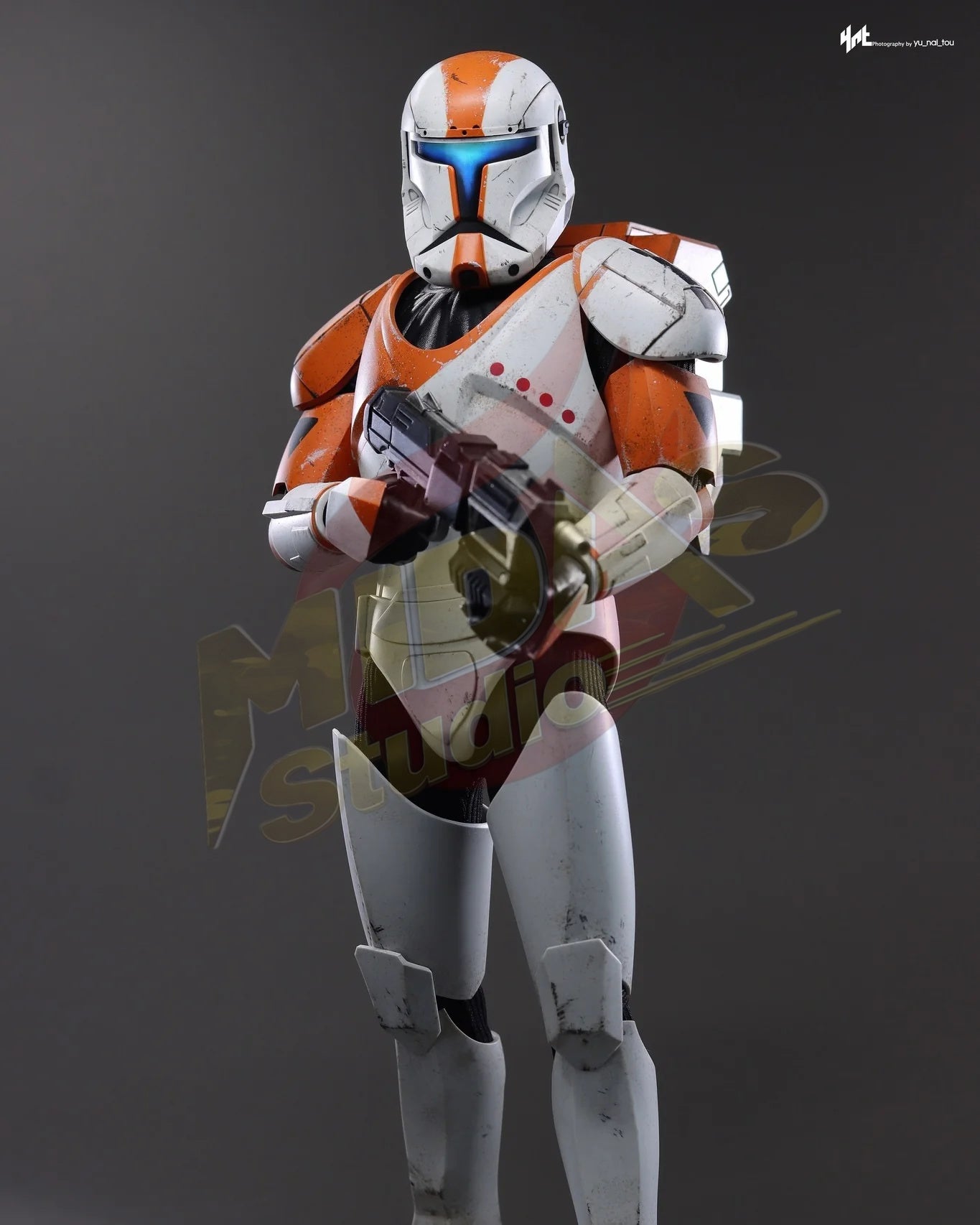 Brand New🔥 Hot Toys 1/6 Scale Star Wars: The Clone Wars Clone Commando Boss Collectible Figure (Hot Toys Exclusive, TMS151)