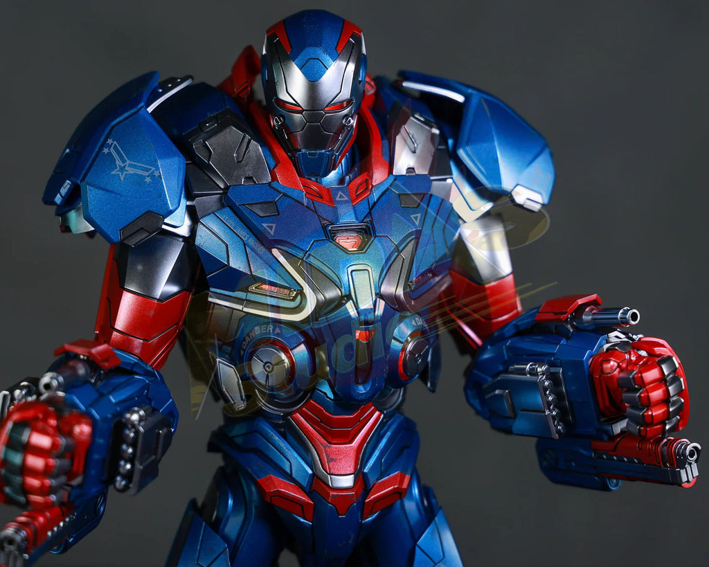 Brand New🔥 Hot Toys MMS547D34 Avengers Endgame Iron Patriot 1/6 Scale Collectible Figure Set