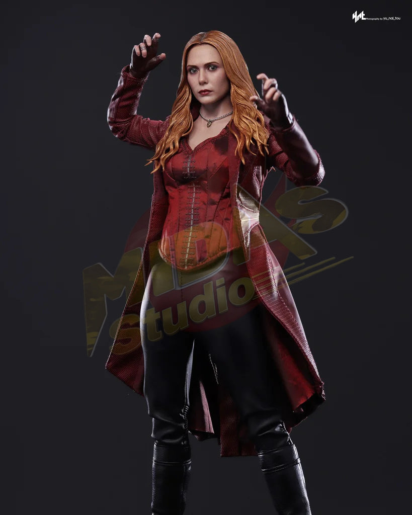 Brand New🔥 Hot Toys 1/6 Scale Avengers: Endgame - Scarlet Witch Collectible Figure (Sculpted Version, DX35)