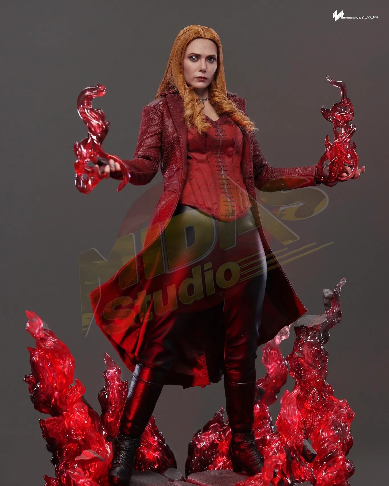 Brand New🔥 Hot Toys 1/6 Scale Avengers: Endgame Scarlet Witch Collectible Figure (Artisan Edition with Rooted Hair, DX36AE)
