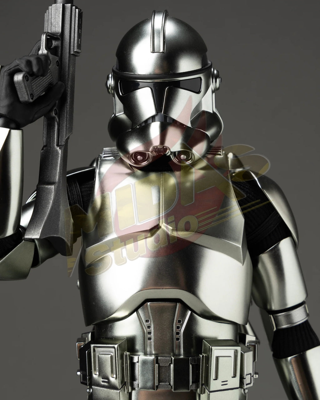 Brand New🔥 Hot Toys MMS643 Star Wars Clone Trooper Chrome Version 1/6 Scale Collectible Figure Set
