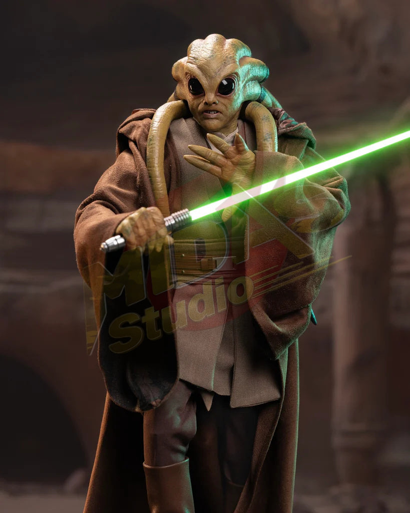Brand New🔥 Hot Toys MMS751 Star Wars Revenge of the Sith Kit Fisto 1/6 Scale Collectible Figure Set