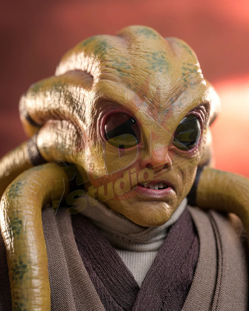 Brand New🔥 Hot Toys MMS751 Star Wars Revenge of the Sith Kit Fisto 1/6 Scale Collectible Figure Set