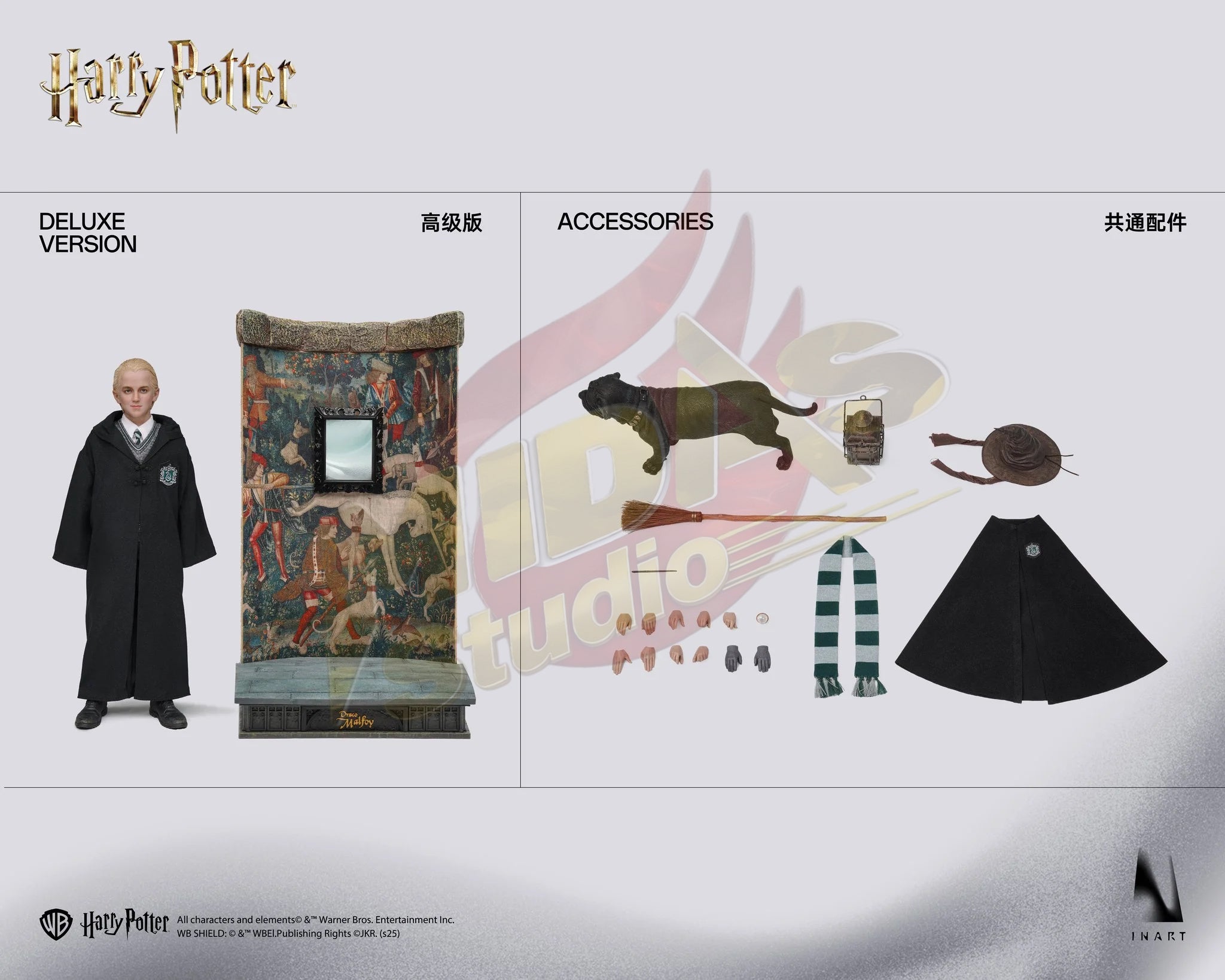 Brand New🔥INART 1/6 Scale Harry Potter and the Philosopher’s Stone Draco Malfoy (Deluxe Edition, Rooted Hair) Collectible Figure