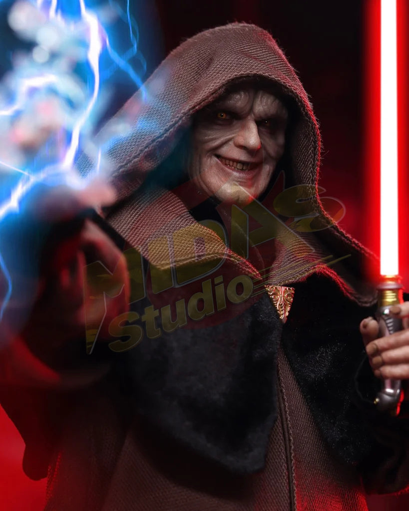 Brand New🔥 Hot Toys MMS745B Star Wars Revenge of the Sith Darth Sidious Exclusive Edition 1/6 Scale Collectible Figure Set