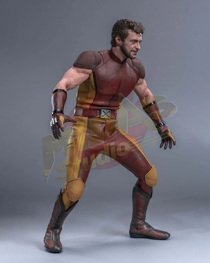 Brand New🔥 Hot Toys 1/6 Scale Deadpool & Wolverine - Wolverine (Classic Brown and Tan) Collectible Figure (Hot Toys Exclusive, MMS831)