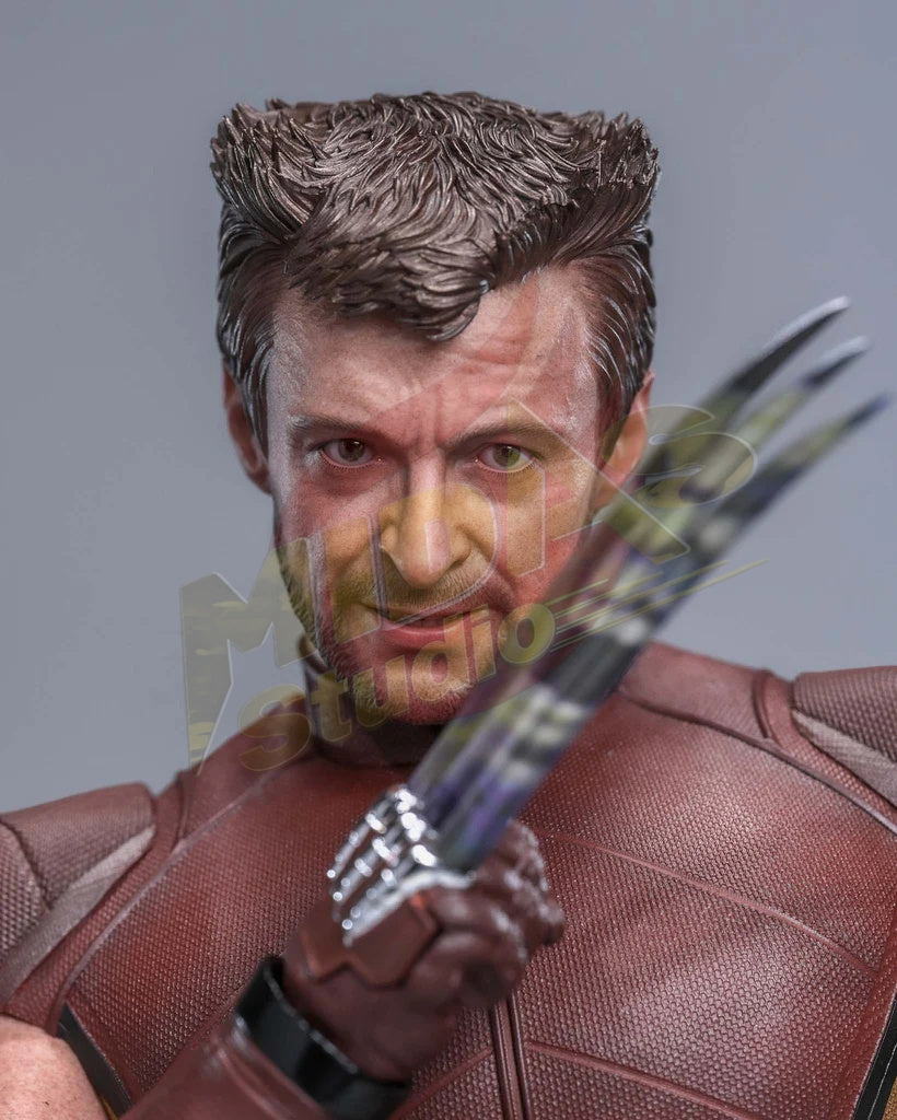 Brand New🔥 Hot Toys 1/6 Scale Deadpool & Wolverine - Wolverine (Classic Brown and Tan) Collectible Figure (Hot Toys Exclusive, MMS831)